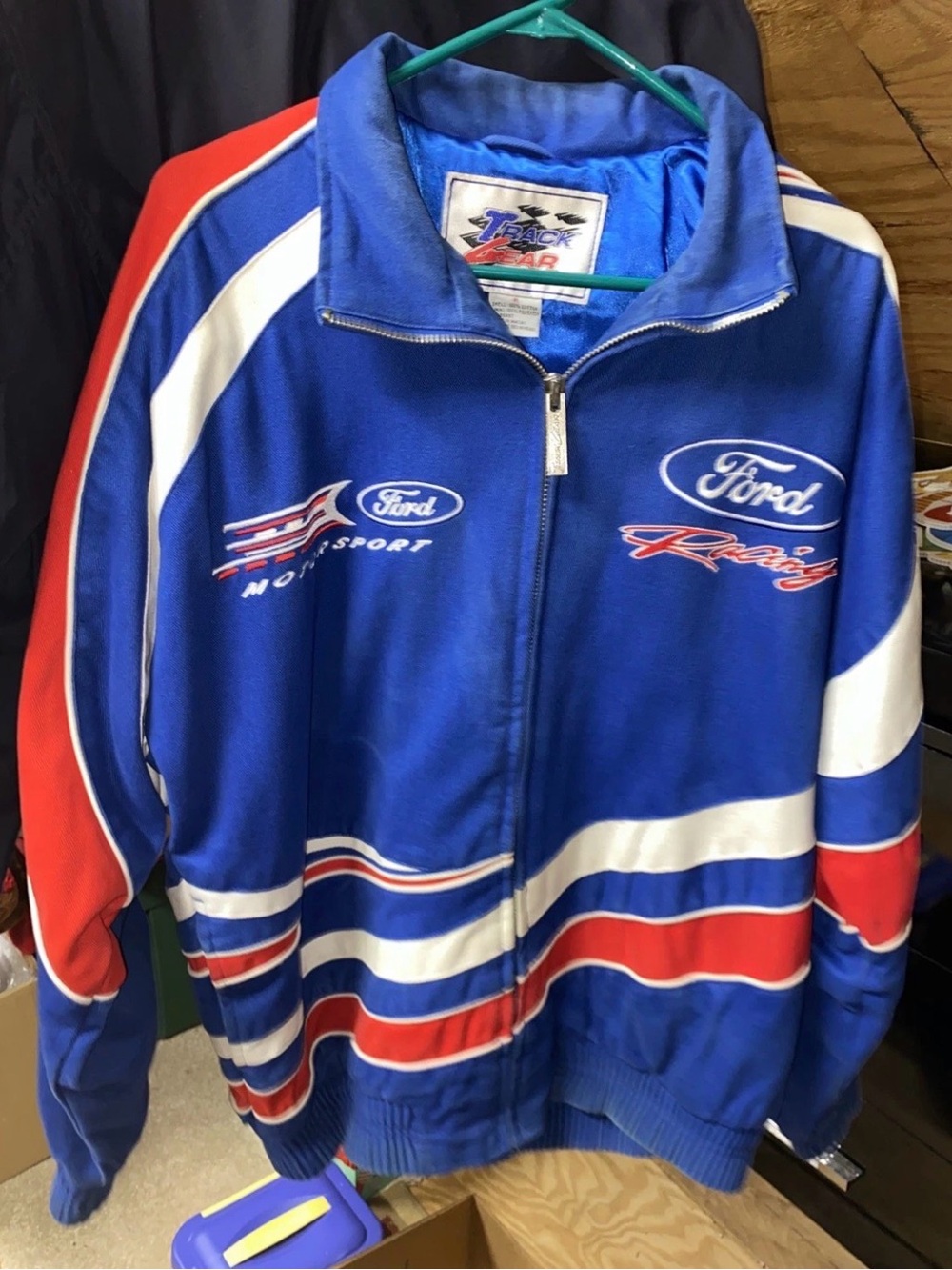 Ford Racing Blue, Red & White Track Jacket Vintage